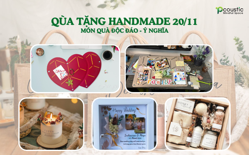 Qùa tặng 20/11 handmade mang ý nghĩa sâu sắc, thể hiện sự quan tâm đến giáo viên